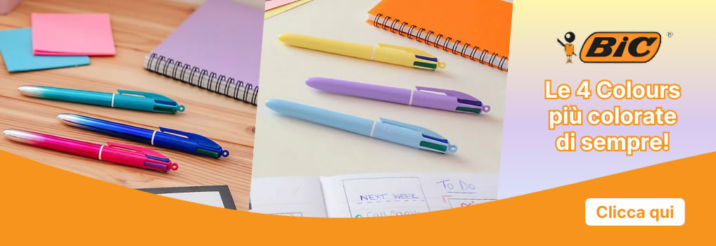 BIC - Le 4 Colours pi&ugrave; colorate di sempre...